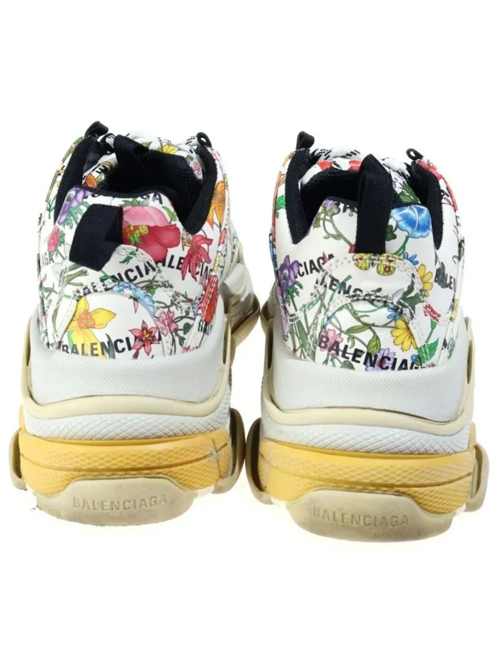 Gucci the Hacker Project Triple S Flora Print Low Sneakers Multi